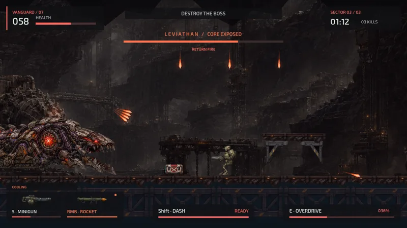 The Leviathan towers over Vanguard